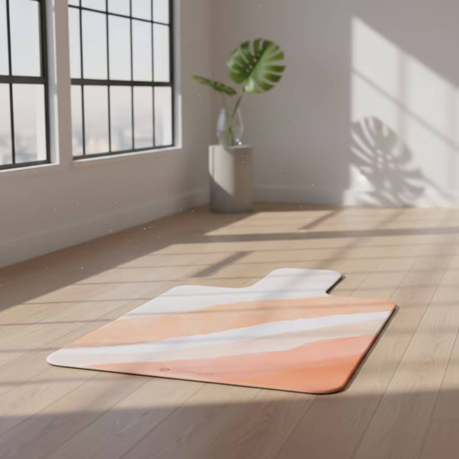 Pilates & Yoga With Harna - 운동 매트 스웨이드 필라테스 매트 논슬립