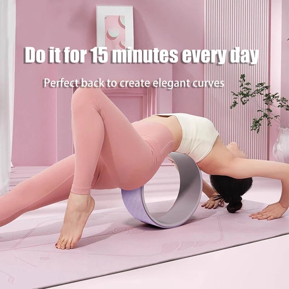 Pilates Yoga Ring - 근육 마사지 요가 휠 다기능 허리