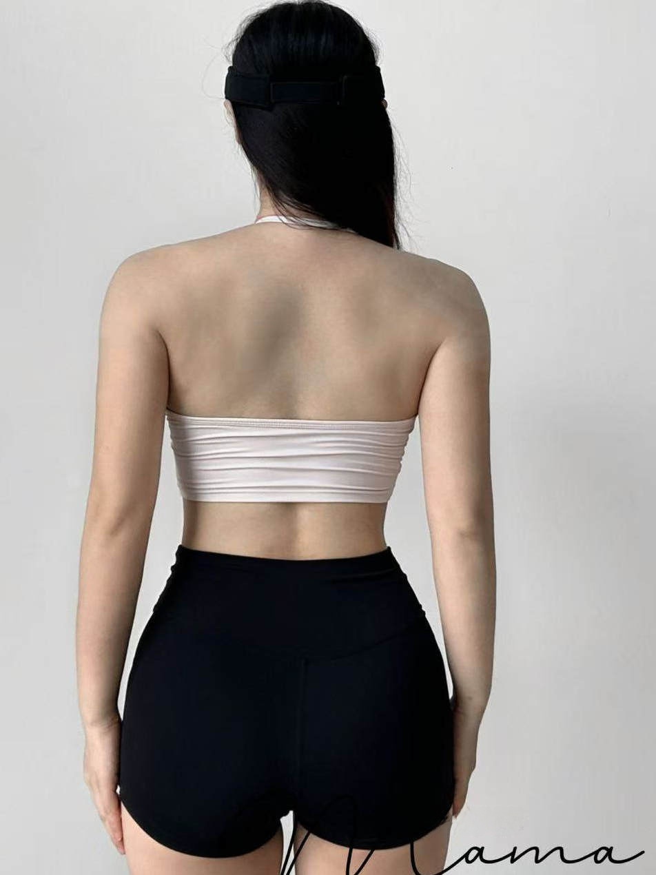섹시 요가 스포츠 브라 트레저 걸 얇은 스트랩 플리스  - Yoga Pilates Girl 리뷰 및 가격