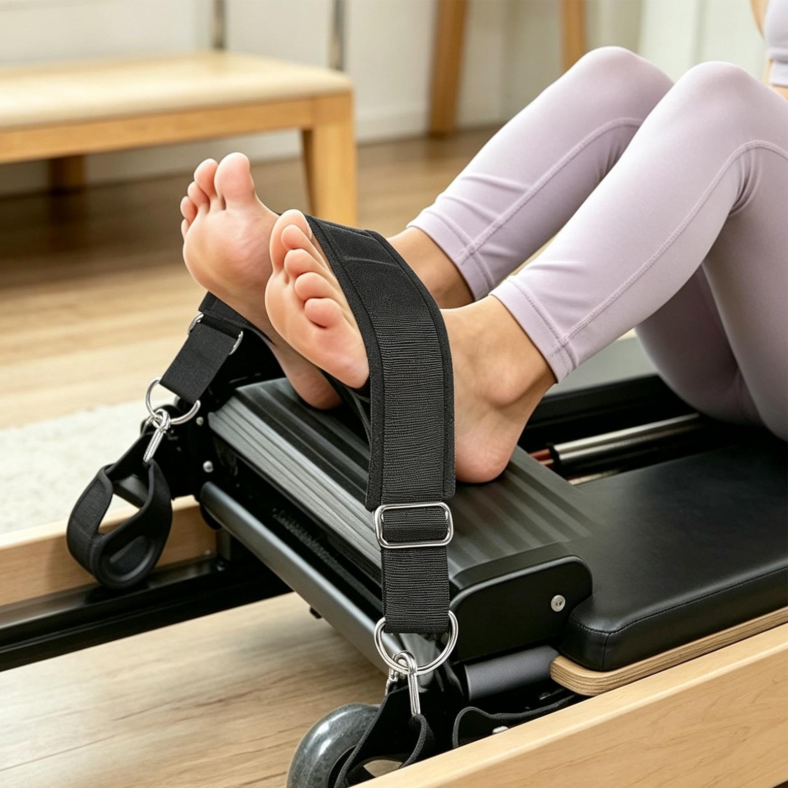 필라테스 풋스트랩 두꺼운 조절 가능 미끄럼 방지 헤비듀 - Pilates & Yoga With Harna 리뷰 및 가격