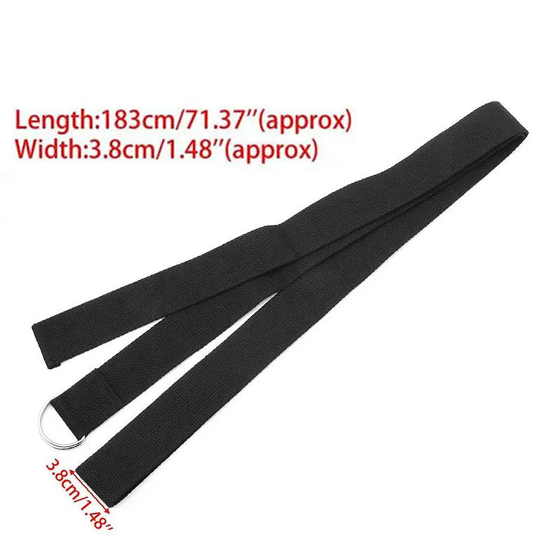 183*3.8cm 요가 스트랩 코튼 운동 요가 벨트 조 - Pilates Yoga Ring 리뷰 및 가격