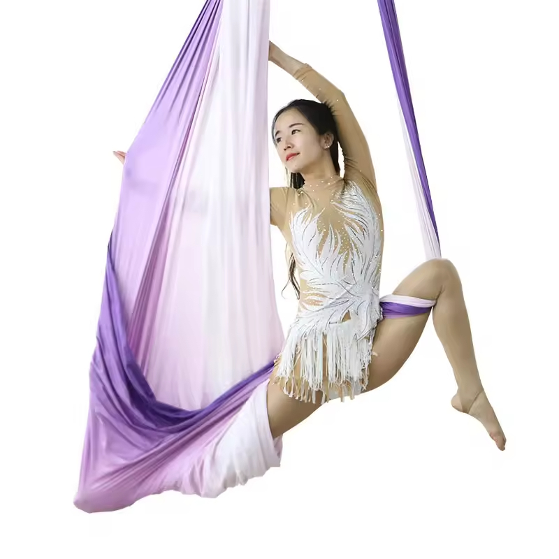 에어리얼 요가 해먹 7m, 그라디언트 무중력 스윙, 스 - Pilates And Yoga Studio 리뷰 및 가격
